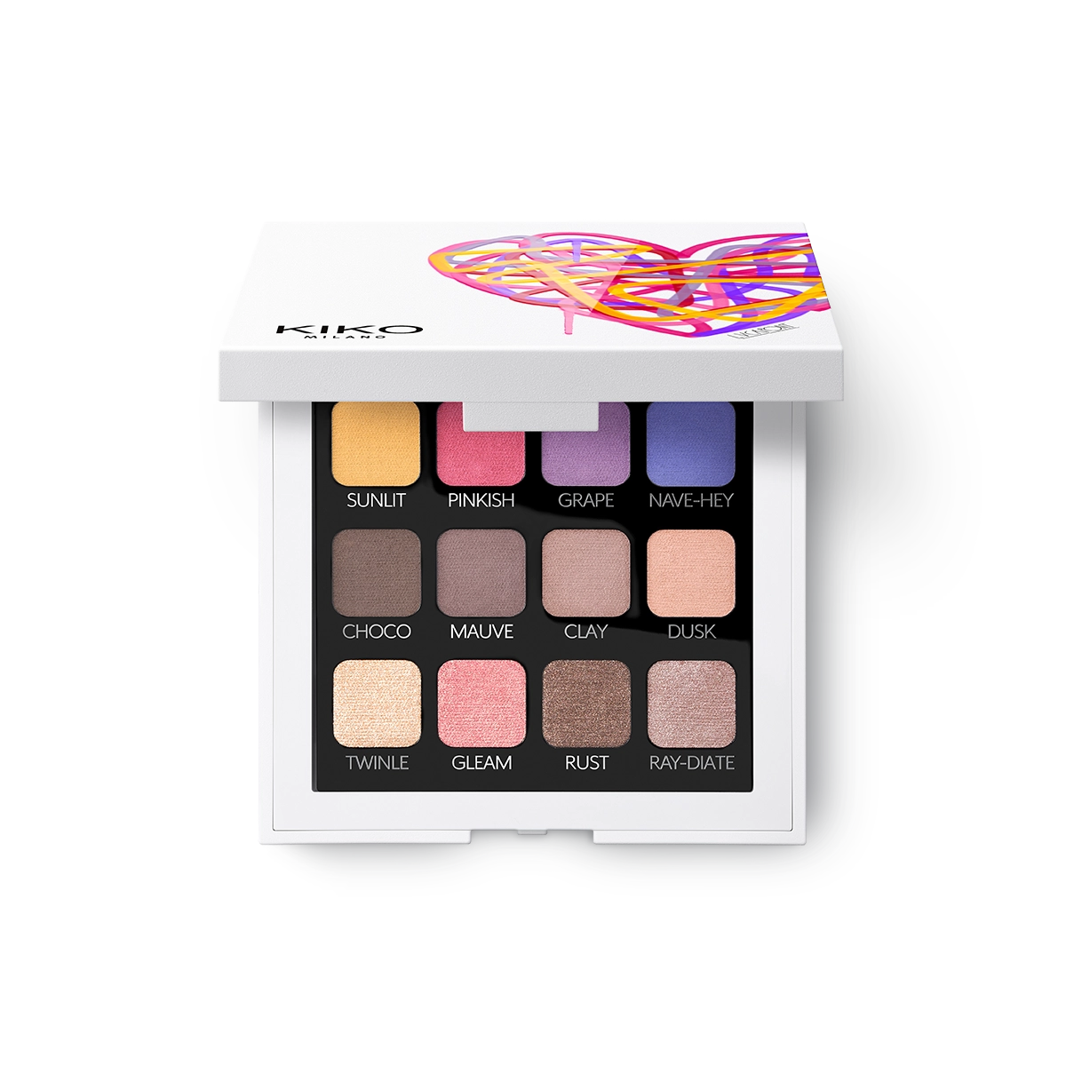 Thumbnail - Street Heart Colour Tag Multi-Texture Eyeshadow Palette