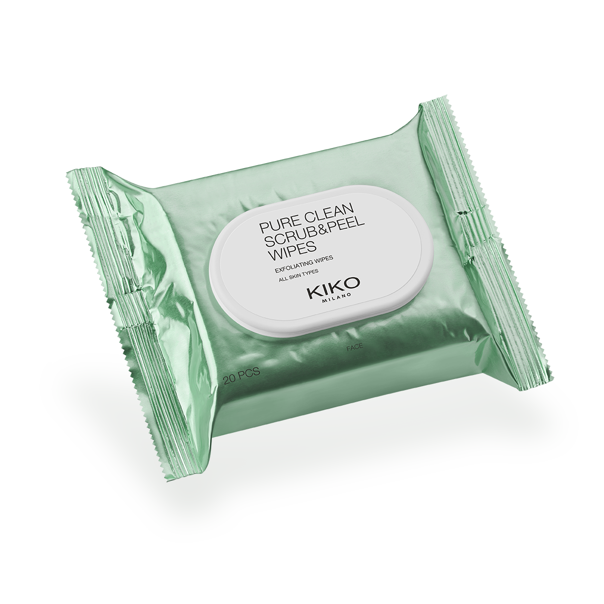 Kiko Milano new pure clean scrub&peel wipes