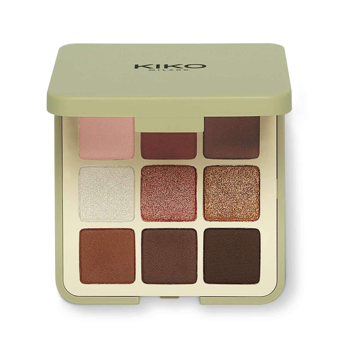 Kiko Milano green me eyeshadow palette