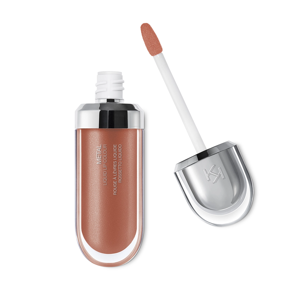 Lipsticks - Metal Liquid Lip Colour - 01 Rosy Nude | KIKO