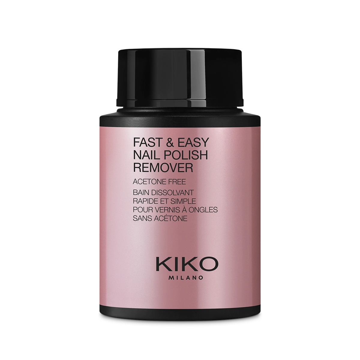 Kiko Milano nail polish remover fast & easy acetone free