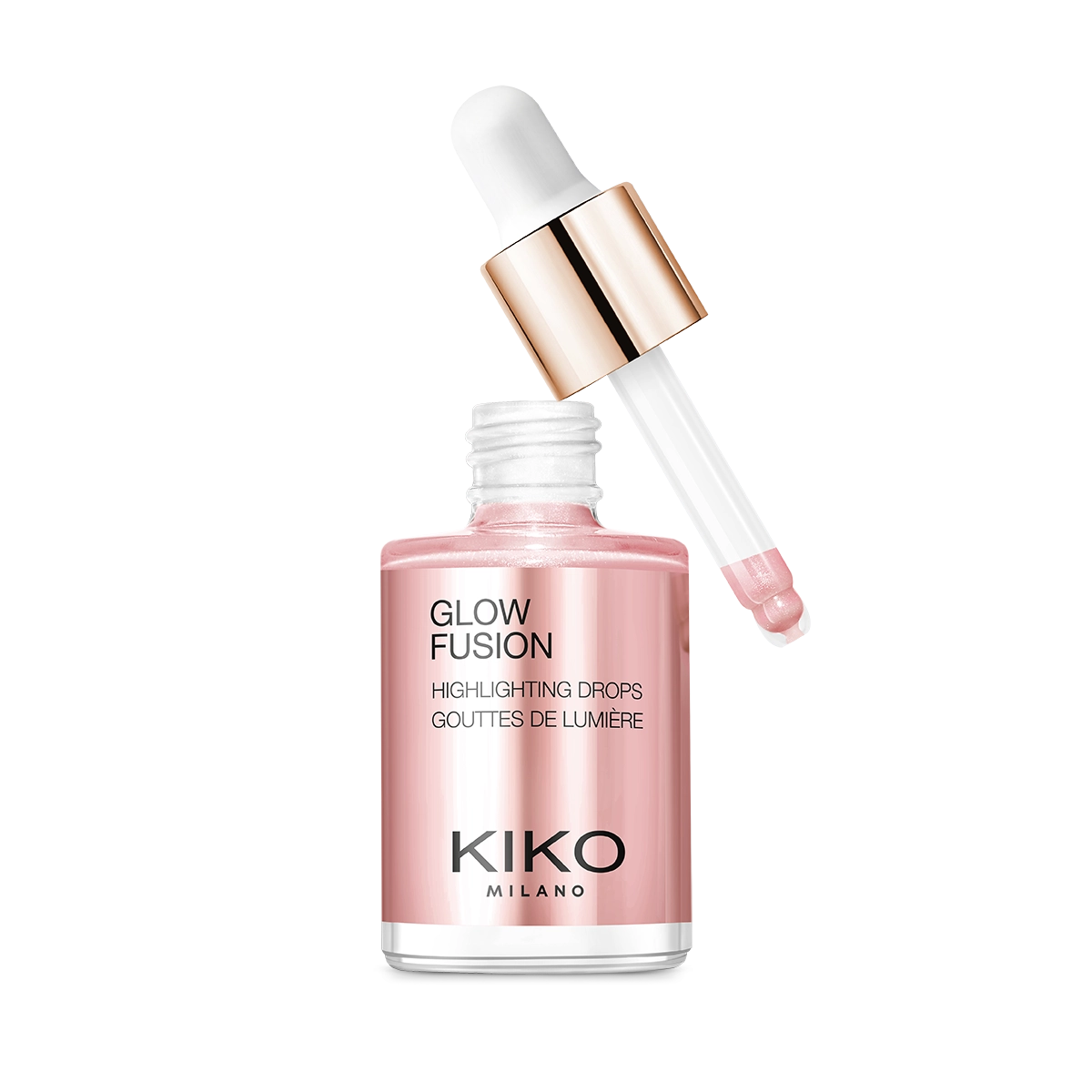 Kiko Milano glow fusion highlighting drops