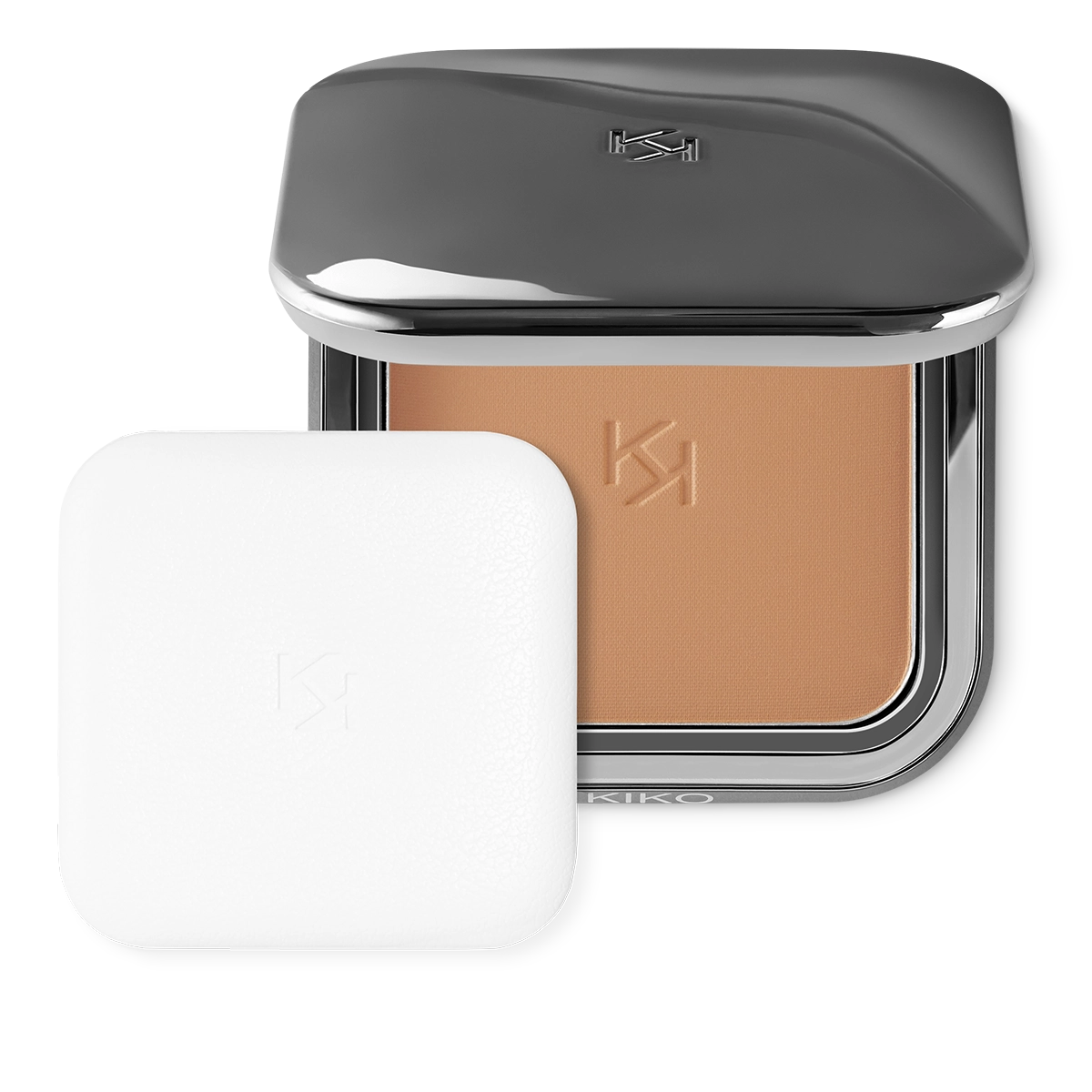 KIKO Milano Matte Fusion Pressed Powder - Shade 03 Sienna | Natural Matte | Vitamin E | Argan Oil - Image 2
