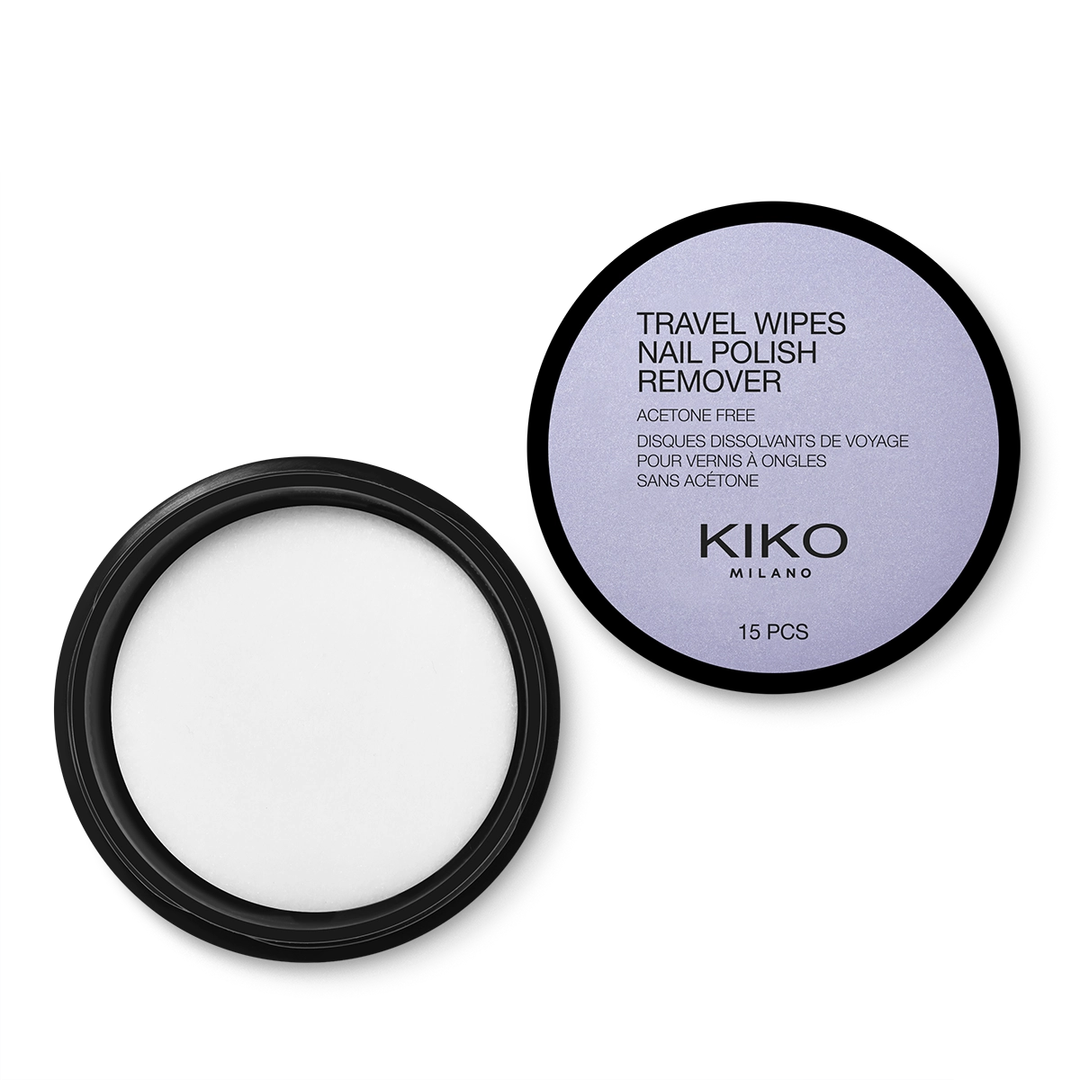 Kiko Milano nail polish remover wipes